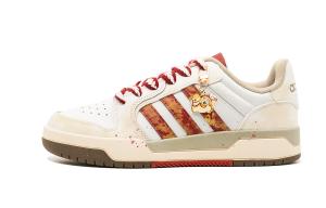 Adidas Neo Entrap CNY Collection низкие кроссовки для скейтбординга унисекс белый красный золотой