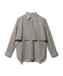 Полосатая рубашка Column, цвет Striped Gray