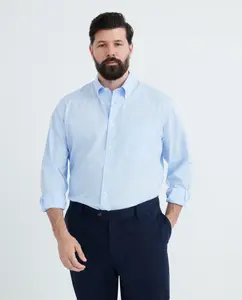 Спортивная рубашка для мужчин с длинным рукавом tg Emidio Tucci, светло-голубой