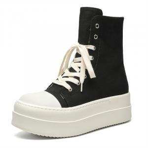 Крутые высокие кеды Canvas мужские Dounkol, черный