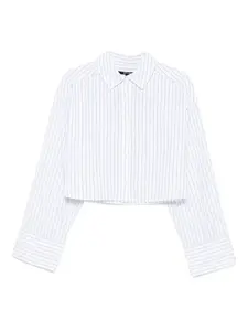 Полосатая рубашка с длинными рукавами Ksubi, белый