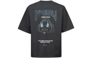 Футболка унисекс темно-серая Evisu, темно-серый