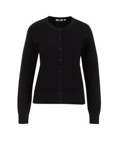 Вязаный кардиган WE Fashion, черный