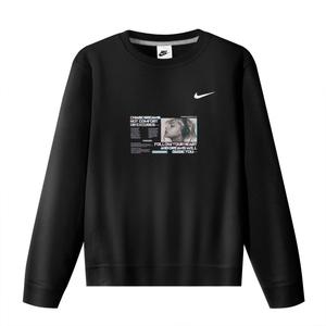 Nike Свитшот унисекс черный