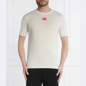 Diragolino212 футболка стандартного кроя Hugo, бежевый