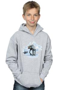 Толстовка Christmas AT-AT с оленями Star Wars, серый