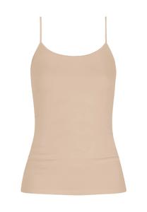 Регулируемый женский топ на тонких бретелях Emotion Mey, цвет 376 Cream Tan