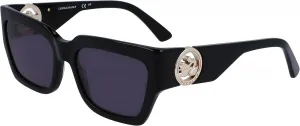 Солнцезащитные очки Longchamp LO 735 S 001, черные, Black/Grey