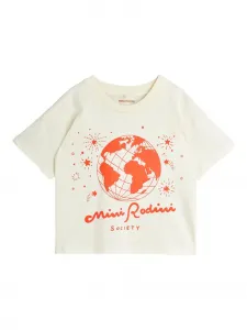 Футболка из органического хлопка Mini Rodini, белый