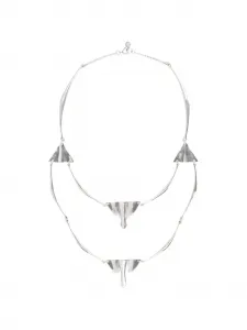 Ожерелье с треугольным кулоном Blair Isabel Marant, серебряный