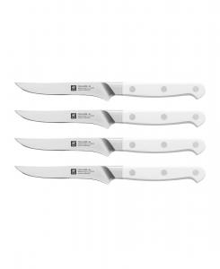 Набор из 4 ножей для стейка Pro Le Blanc ZWILLING, цвет silver-tone