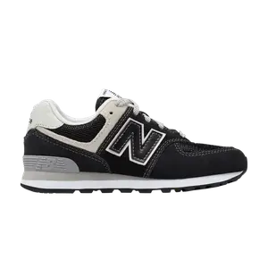 Кроссовки New Balance 574 Core Little Kid 'Black Grey', черный