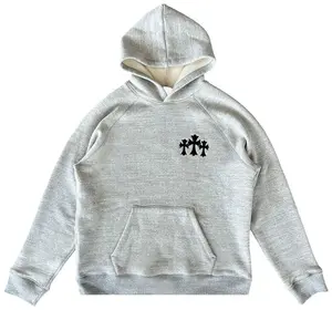 Худи Chrome Hearts Triple Cross Hoodie 'Grey', серый