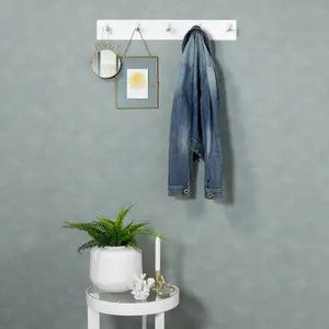 Крючок Spinder Design «LEATHERMAN 5», (1 шт.), компактная вешалка из стали с 5 крючками, белый