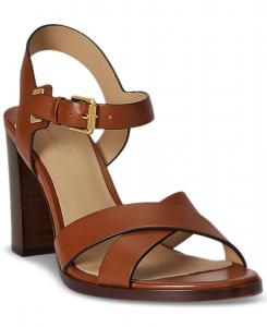 Женские сандалии Emeryn с открытым носком Lauren Ralph Lauren, Lauren Tan