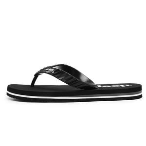 Устойчивые к запахам, устойчивые к истиранию, нескользящие, быстросохнущие шлепанцы унисекс Jeep, Black