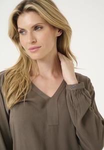 Блуза AMBER Kaffe, коричневый