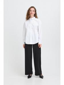 Рубашка с длинными рукавами IHKASSY белого цвета ICHI