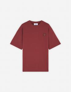 Футболка оверсайз Maison Kitsune с нашивкой в виде головы лисы TONAL.