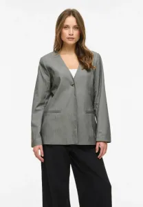 Viroose einreihiger blazer Vila, Light Grey Melange
