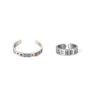 Универсальный браслет Unisex Zeroline, Steel Version A Bangles+Rings