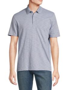 Классическая хлопковая рубашка-поло Vince, цвет Cruise