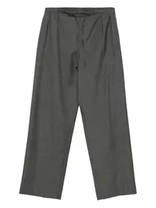 Шерстяные брюки с кулиской Loulou De Saison, серый