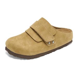 Тихие устойчивые к истиранию нескользящие закрытые тапочки women's East Garden Works, светлый хаки