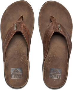 Мужские кожаные шлепанцы REEF J-Bay III, Camel