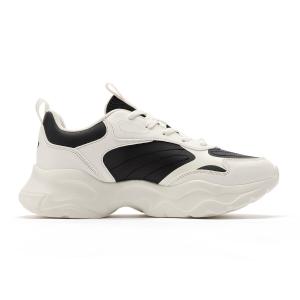 Кроссовки женские Lifestyle с низким верхом, цвет черный/слоновая кость Qiaodan