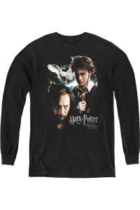 Футболка с длинным рукавом "Гарри Поттер и Сириус" для молодежи Gildan, черный