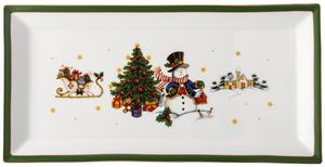 Тарелка Hutschenreuther, 36x15x5 см, белый/темно-зеленый