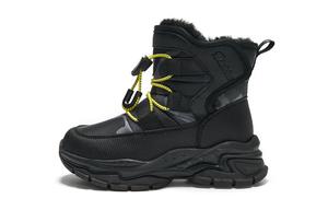 Нескользящие, устойчивые к ударам, износостойкие, с отскоком, теплые, увеличивающие рост, поддерживающие, высокие детские ботинки Dickies, черный