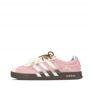 Adidas Neo Кроссовки для скейтбординга VL Court Lifestyle с амортизацией, износостойкие, унисекс, розово-коричневые