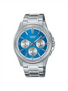 Casio Мужские часы из нержавеющей стали, 42 мм, серебристого цвета