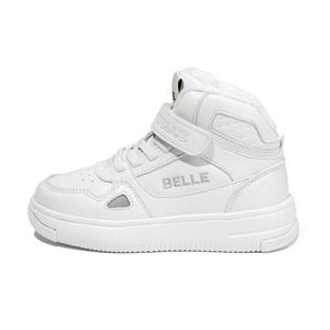 Противоскользящие детские кроссовки для скейтбординга средней высоты BELLE, белый