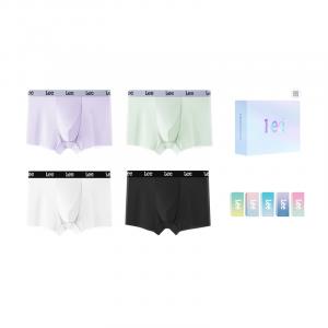 Мужские трусы подарочный набор комбинация Lee, черный