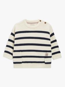 Джемпер в бретонскую полоску John Lewis темно-синий