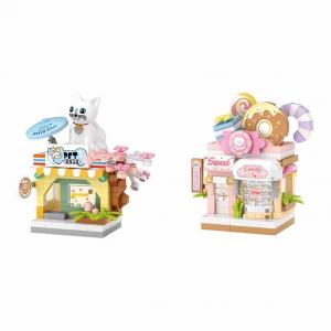 Микро-зернистые строительные блоки Street View 0 300pcs 8601 8604 LOZ