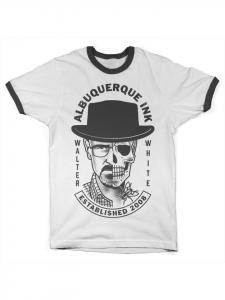 Футболка Albuquerque Ink Ringer Tee Breaking Bad, белый