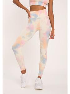 Леггинсы Maya в цвете легкий шелковистый желтый тай-дай OCEANSAPART