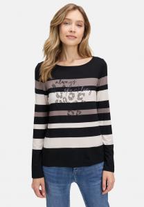 Топ Betty Barclay RINGEL, Black Taupe/Black