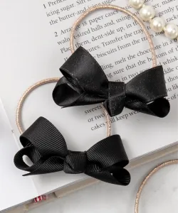 Небольшие резинки для волос (набор из 2 штук) Panpantutu, цвет Prima Shiny Black