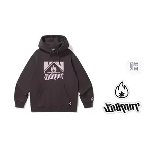 Унисекс худи BURNIN, тай-дай белое