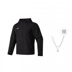 Under Armour Куртка унисекс черная с ожерельем, Black (Comes with Necklace)