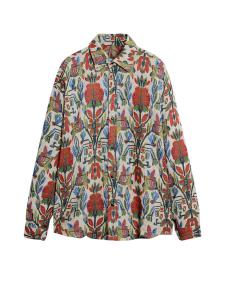 Рубашка на пуговицах классического кроя Desigual, Mixed colors