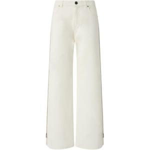 Прямые джинсы с боковой молнией PINKO, белый
