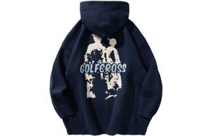 Свитер Unisex Hooded Thickened GOLFCROSS, темно-синий