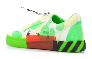 OFF-WHITE Vulc Low 'Tie-Dye - Green Yellow'