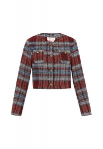 IZIA Кардиган вязаный бежевый, светло-голубой